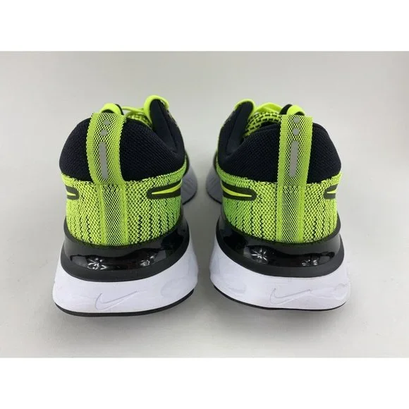 Nike React Infinity Run Flyknit 2 Volt Black Men's Sneakers Shoes CT2357 700 - Picture 8 of 12